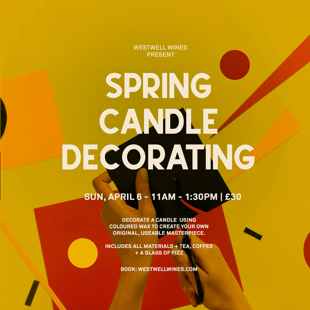 Spring Candle Decorating Workshop | April 6th 11am-1.30pm